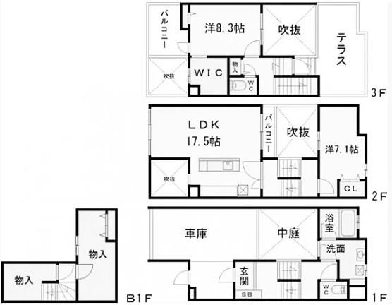 物件○○の間取り図