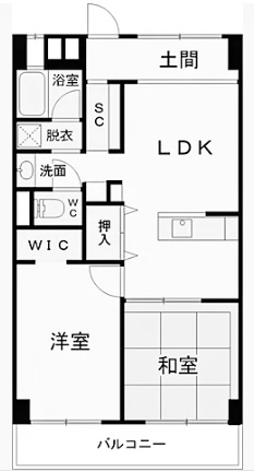 物件○○の間取り図