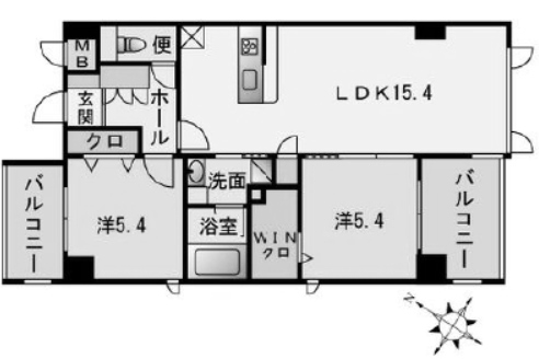 物件○○の間取り図