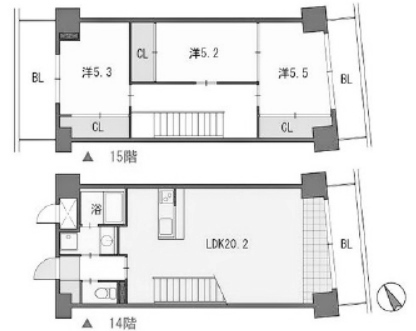 物件○○の間取り図