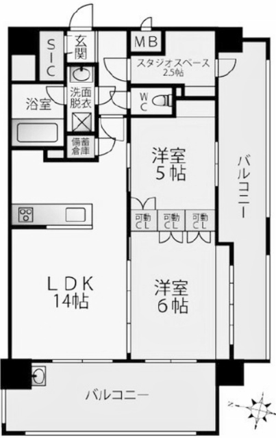 物件○○の間取り図