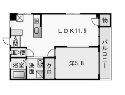 物件○○の間取り図