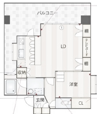 物件○○の間取り図