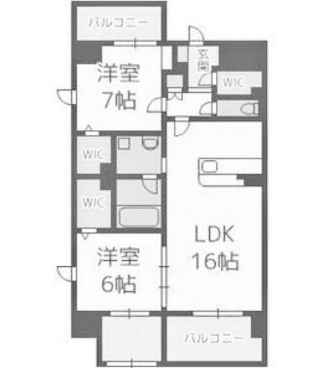 物件○○の間取り図