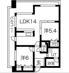 物件○○の間取り図