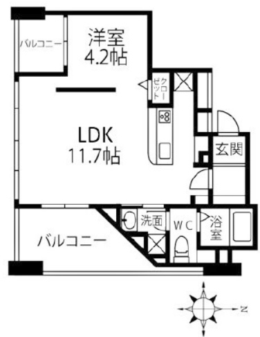 物件○○の間取り図
