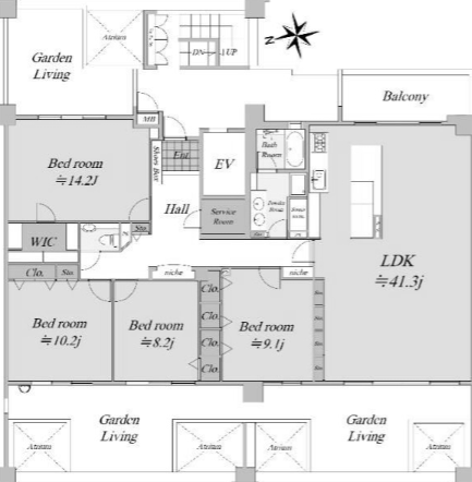 物件○○の間取り図