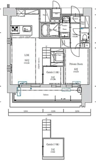 物件○○の間取り図