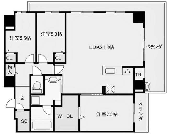 物件○○の間取り図