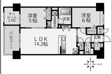 物件○○の間取り図