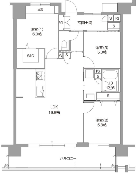 物件○○の間取り図