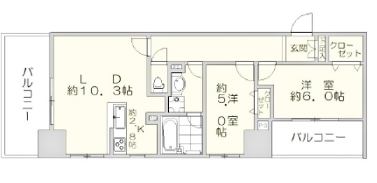 物件○○の間取り図