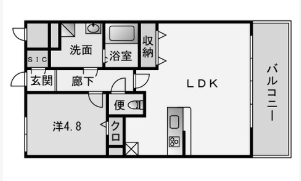 物件○○の間取り図