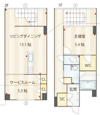 物件○○の間取り図
