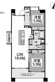 物件○○の間取り図