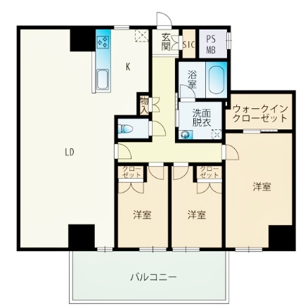 物件○○の間取り図