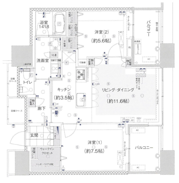 物件○○の間取り図