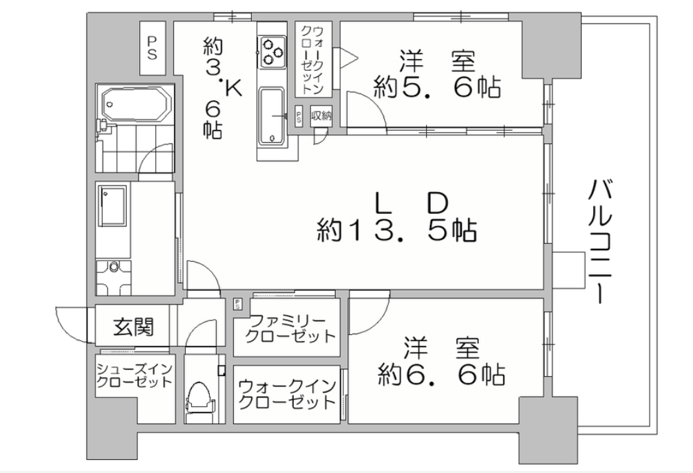 物件○○の間取り図