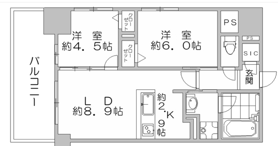 物件○○の間取り図