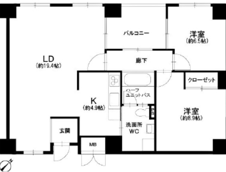 物件○○の間取り図