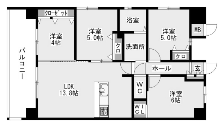 物件○○の間取り図