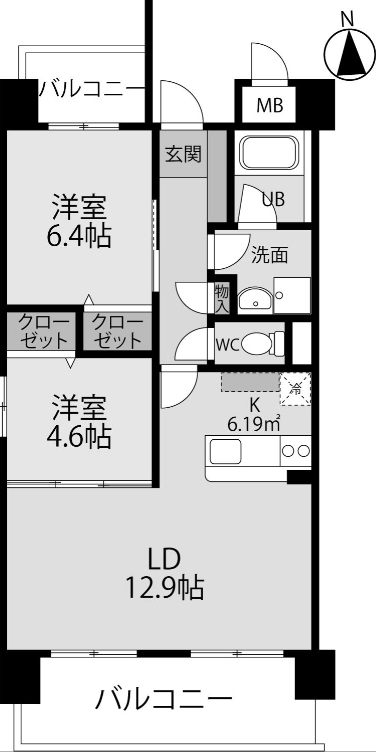 物件○○の間取り図