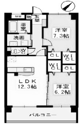 物件○○の間取り図