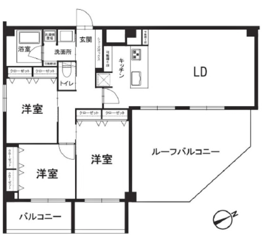物件○○の間取り図