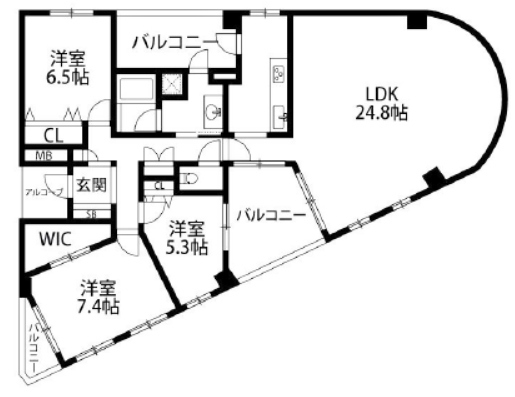 物件○○の間取り図