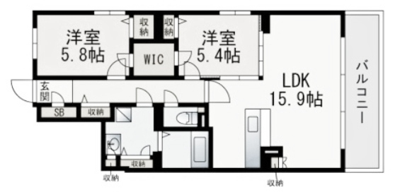 物件○○の間取り図