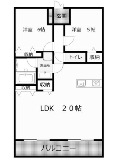 物件○○の間取り図