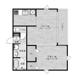 物件○○の間取り図