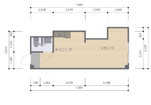 物件○○の間取り図
