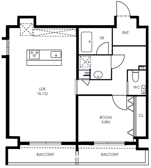 物件○○の間取り図