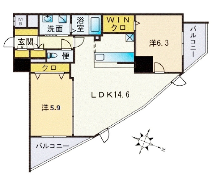 物件○○の間取り図