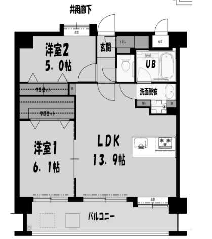 物件○○の間取り図