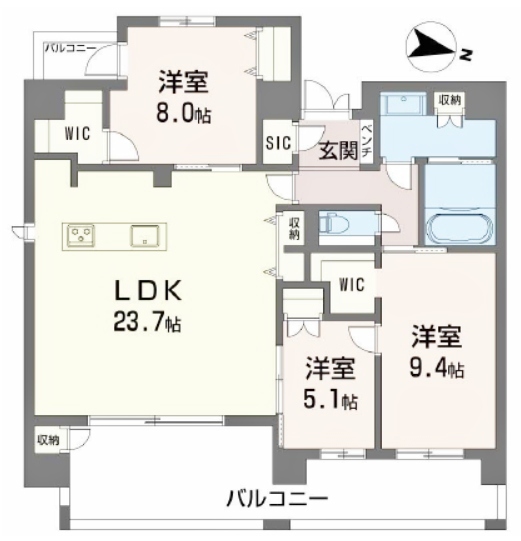 物件○○の間取り図