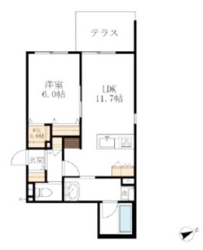 物件○○の間取り図