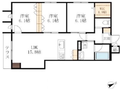 物件○○の間取り図
