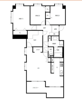 物件○○の間取り図