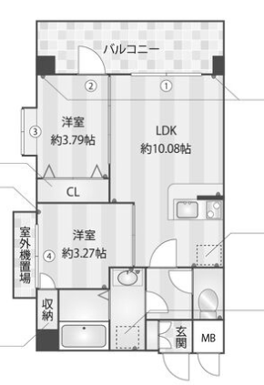 物件○○の間取り図