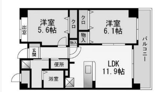 物件○○の間取り図