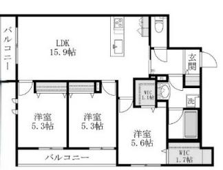 物件○○の間取り図