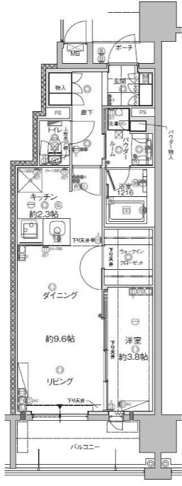 物件○○の間取り図