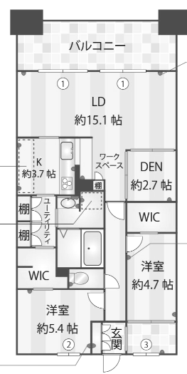 物件○○の間取り図