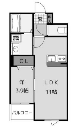 物件○○の間取り図