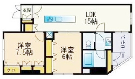 物件○○の間取り図