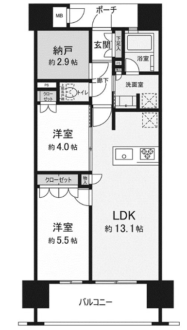 物件○○の間取り図