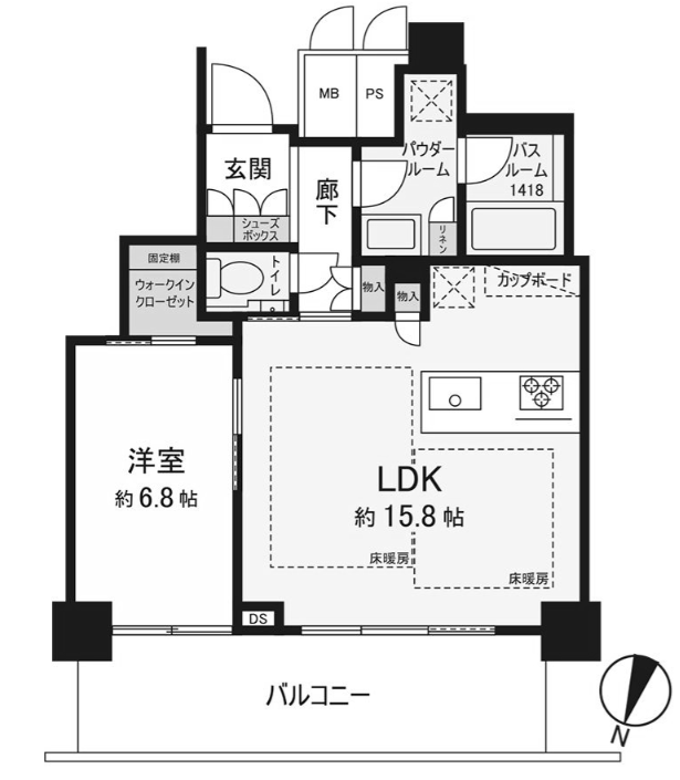 物件○○の間取り図