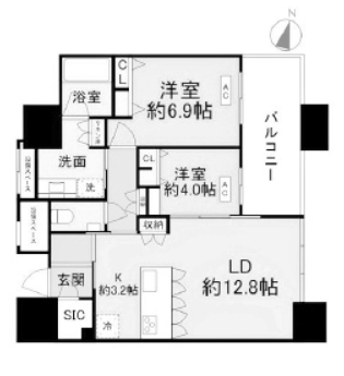 物件○○の間取り図